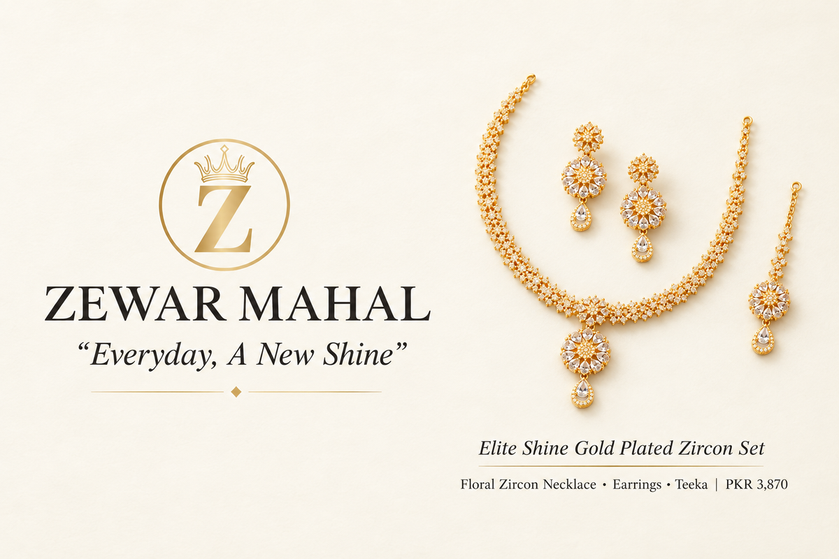 Zewar Mahal Banner with Product Text
