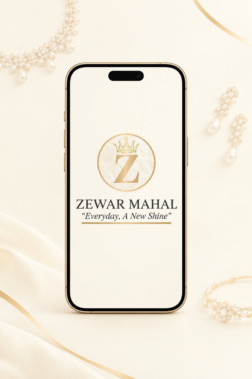 Zewar Mahal fresh logo mockup